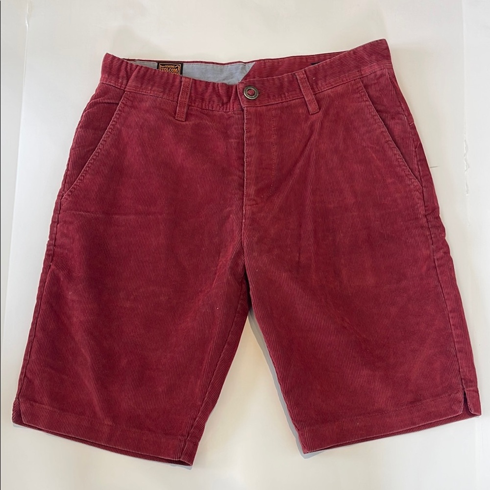 Volcom Red Corduroy Jeans Waist 30